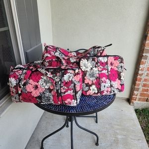 3 piece Vera Bradley luggage set